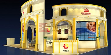 留住美麗，首先要靚麗的美博會(huì)展臺(tái)裝修