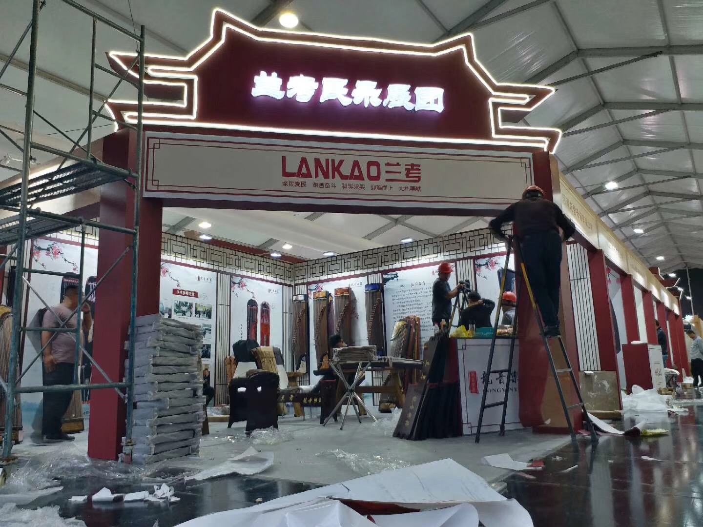 蘭考民樂展臺——樂器展展位搭建 蘭考民樂展臺——樂器展展位搭建