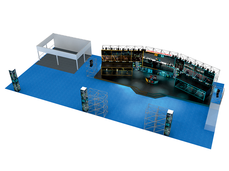 2019年世界VR產業(yè)大會VR電競大賽——游戲展會搭建