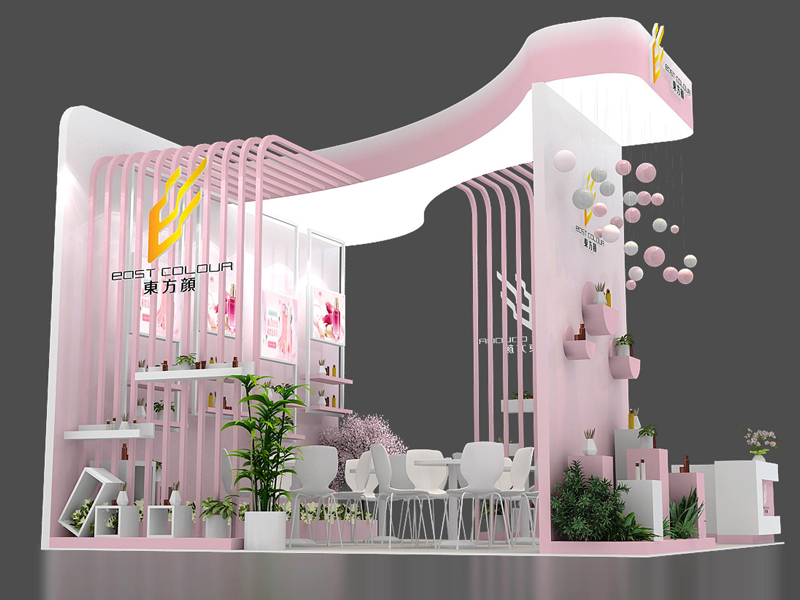 東方顏——美博會特裝搭建 東方顏——美博會特裝搭建